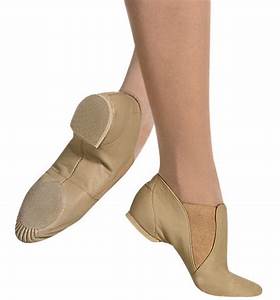 Bloch ElastaBootie Ladies Size 5.5 Tan Consignment Appearance 7/10