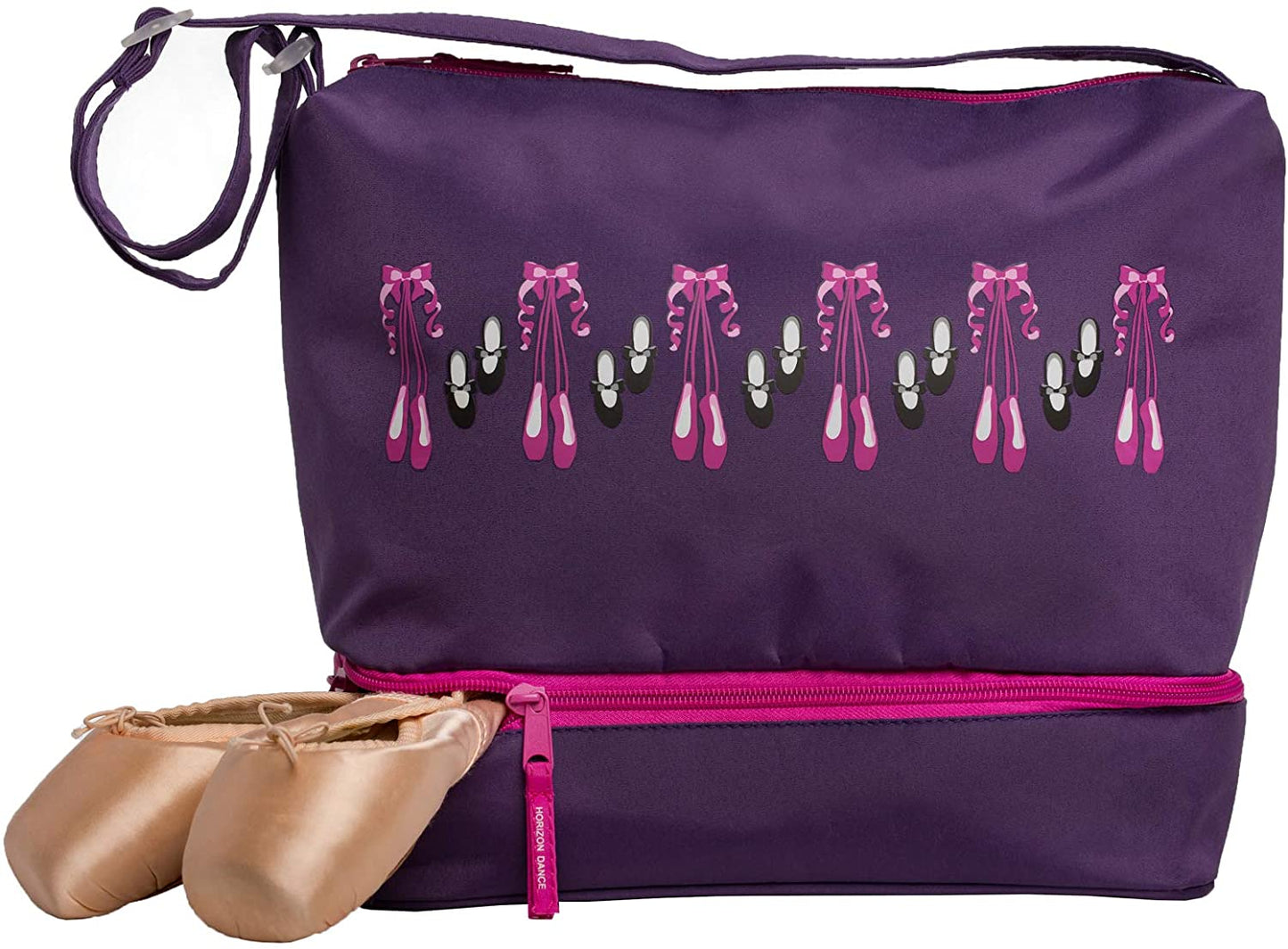 Viola Ballet and Tap Dance Small Gear Tote Bag with Shoe Compartment 9409