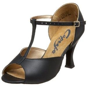 Ladies Latin T-Strap2.5 Flared Heel Ballroom Shoe BR08