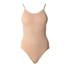 Bloch second skin girls brief bodysuit c/w adjustable removable straps
