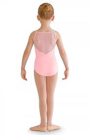 Bloch Vine Flock Bow Back Cami Leotard- CL8880 Size 8-10 Consignment Appearance 8.5/10