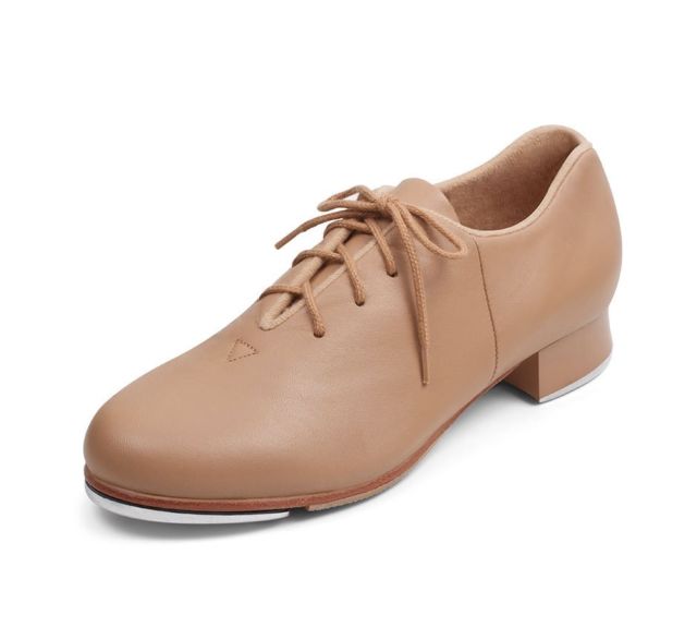 Bloch S0301L-TAN Tan Classic Jazz Tap Shoe Size 7.0 - Adult Consignment appearance 6.5/10